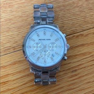 Michael Kors Clear Watch - 6.5”